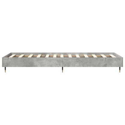 Bed Frame Concrete Grey 80 x 200 cm Engineered Wood