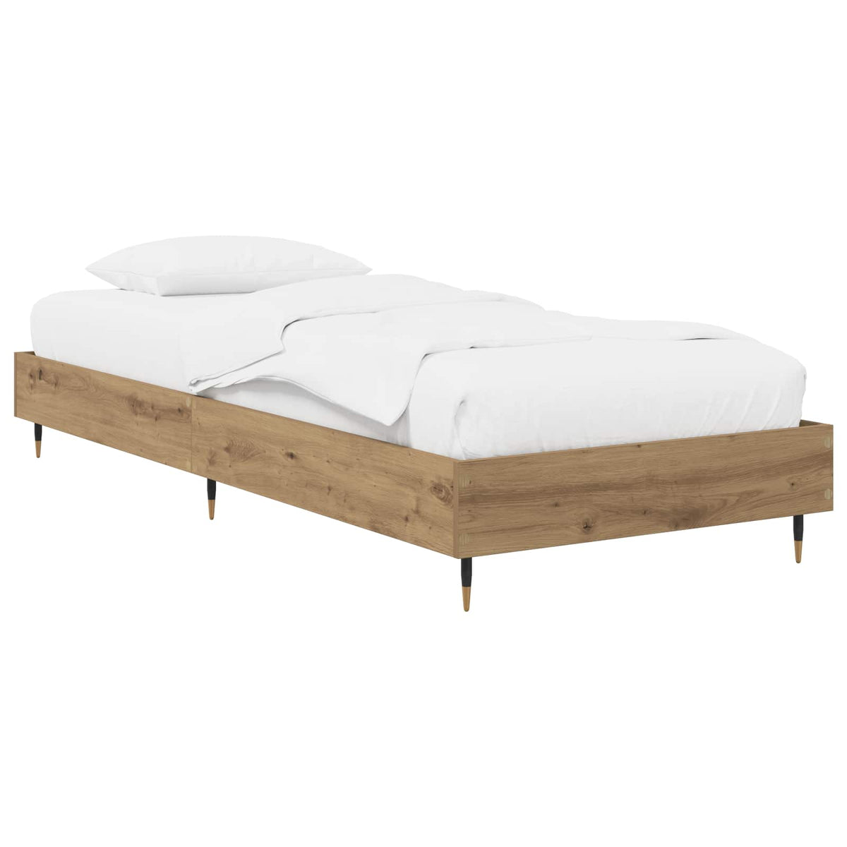 Bed Frame Artisan Oak 80 x 200 cm Engineered Wood