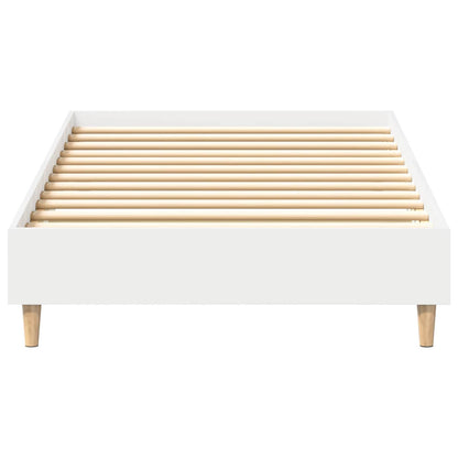 Bed Frame White 80 x 200 cm Engineered Wood