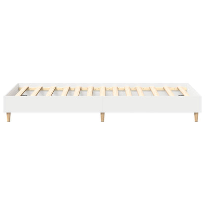 Bed Frame White 80 x 200 cm Engineered Wood