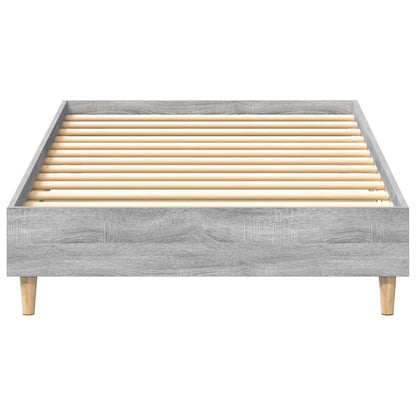 Bed Frame Grey Sonoma 80 x 200 cm Engineered Wood
