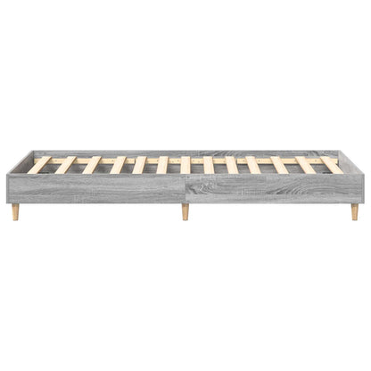Bed Frame Grey Sonoma 80 x 200 cm Engineered Wood