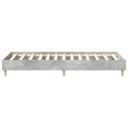 Bed Frame Concrete Grey 80 x 200 cm Engineered Wood