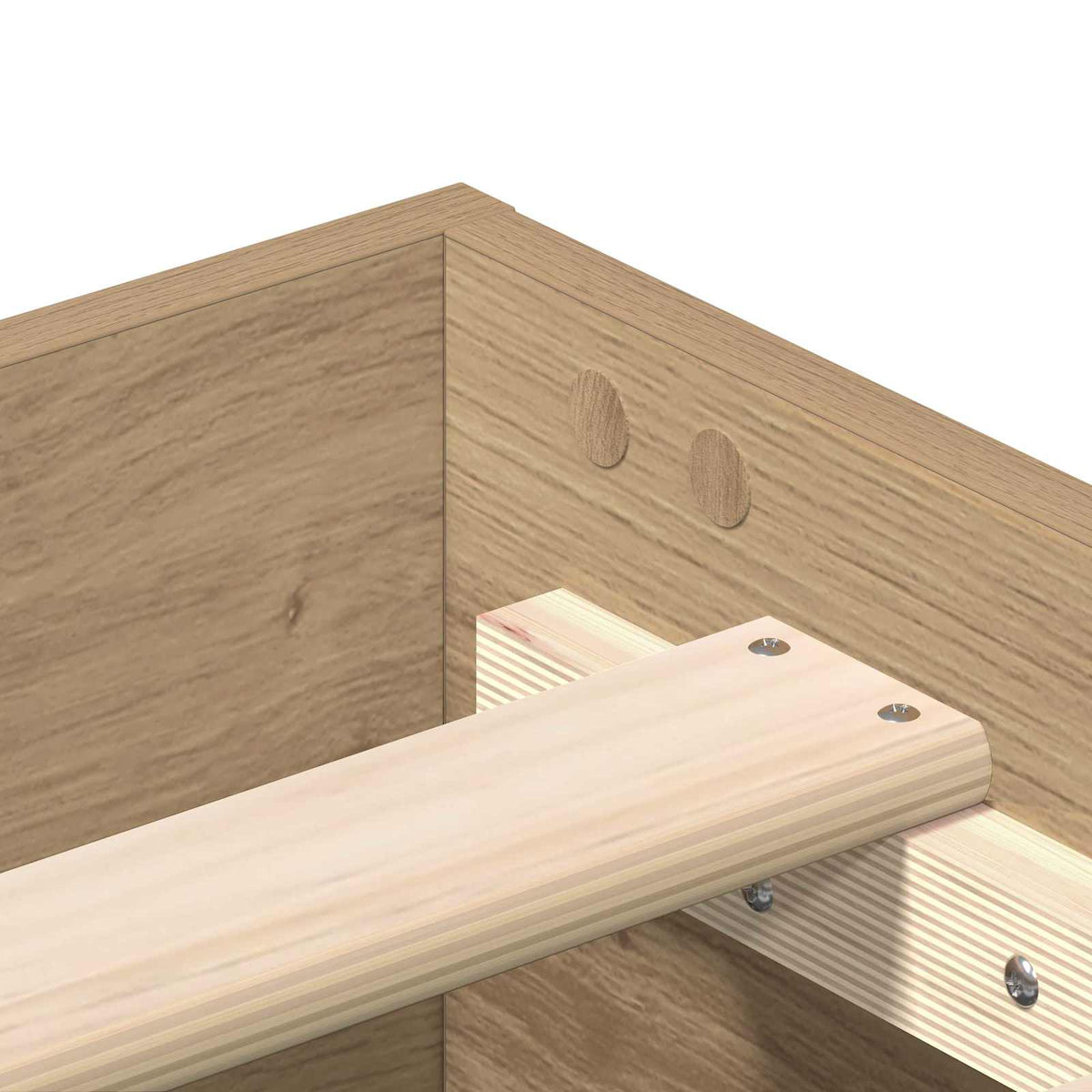 Bed Frame Artisan Oak 80 x 200 cm Engineered Wood