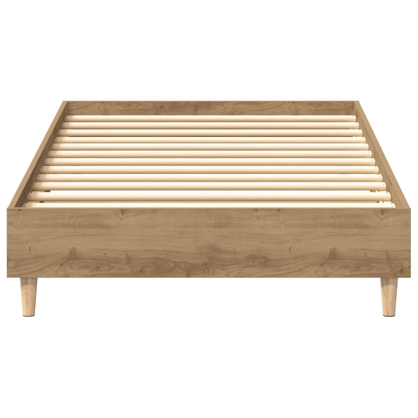 Bed Frame Artisian Oak Engineered Wood