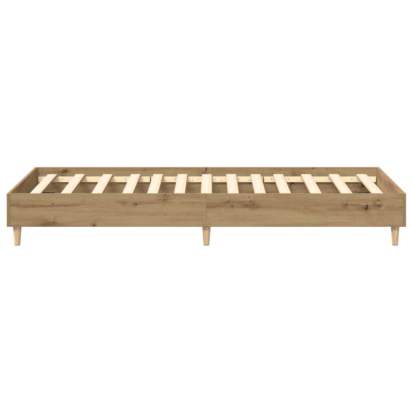 Bed Frame Artisian Oak Engineered Wood