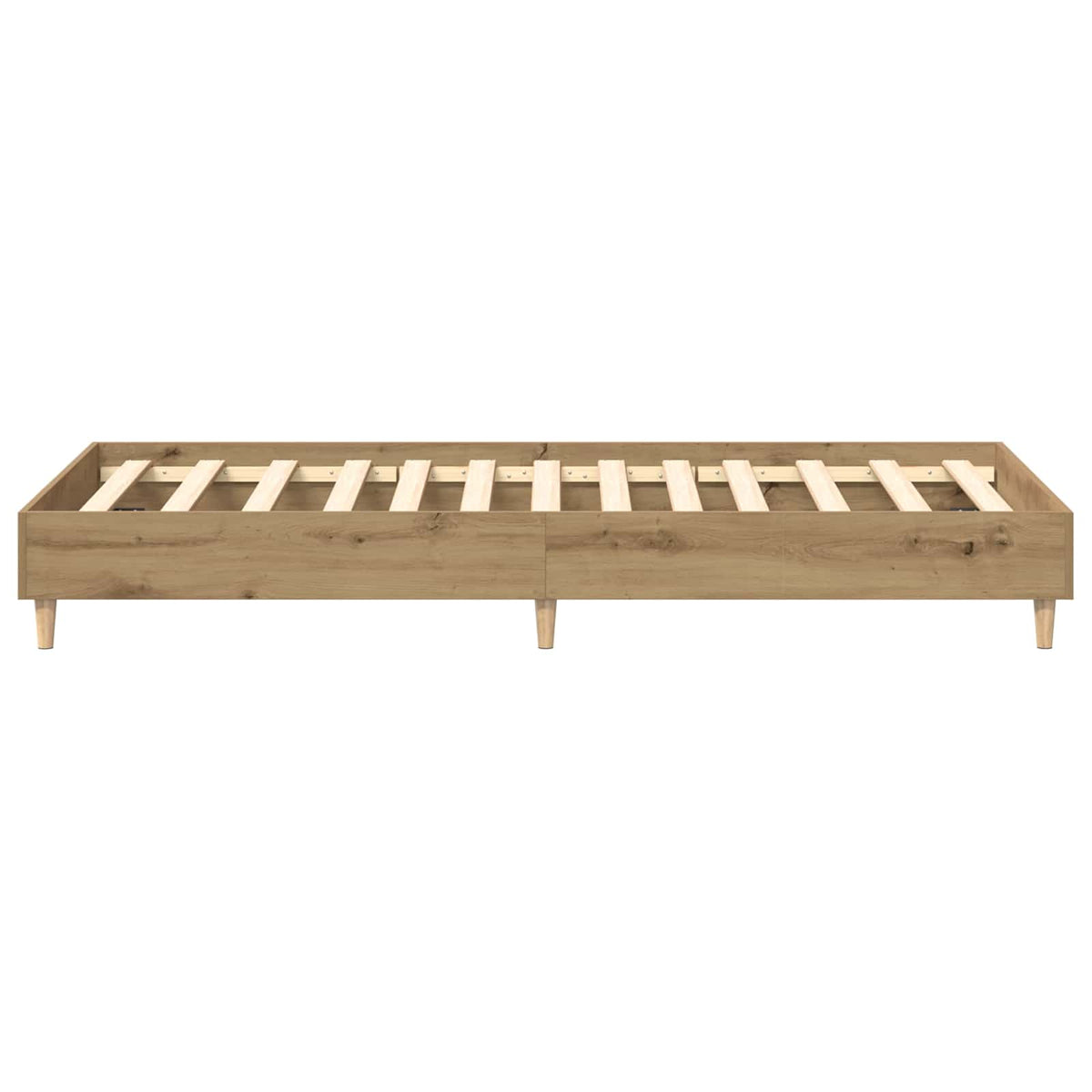 Bed Frame Artisan Oak 80 x 200 cm Engineered Wood