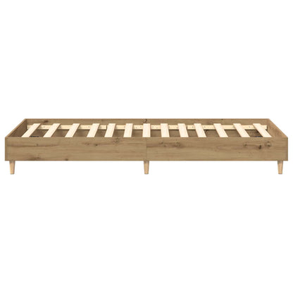 Bed Frame Artisan Oak 80 x 200 cm Engineered Wood