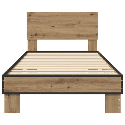 Bed Frame with Headboard Artisan Oak 80 x 200 cm