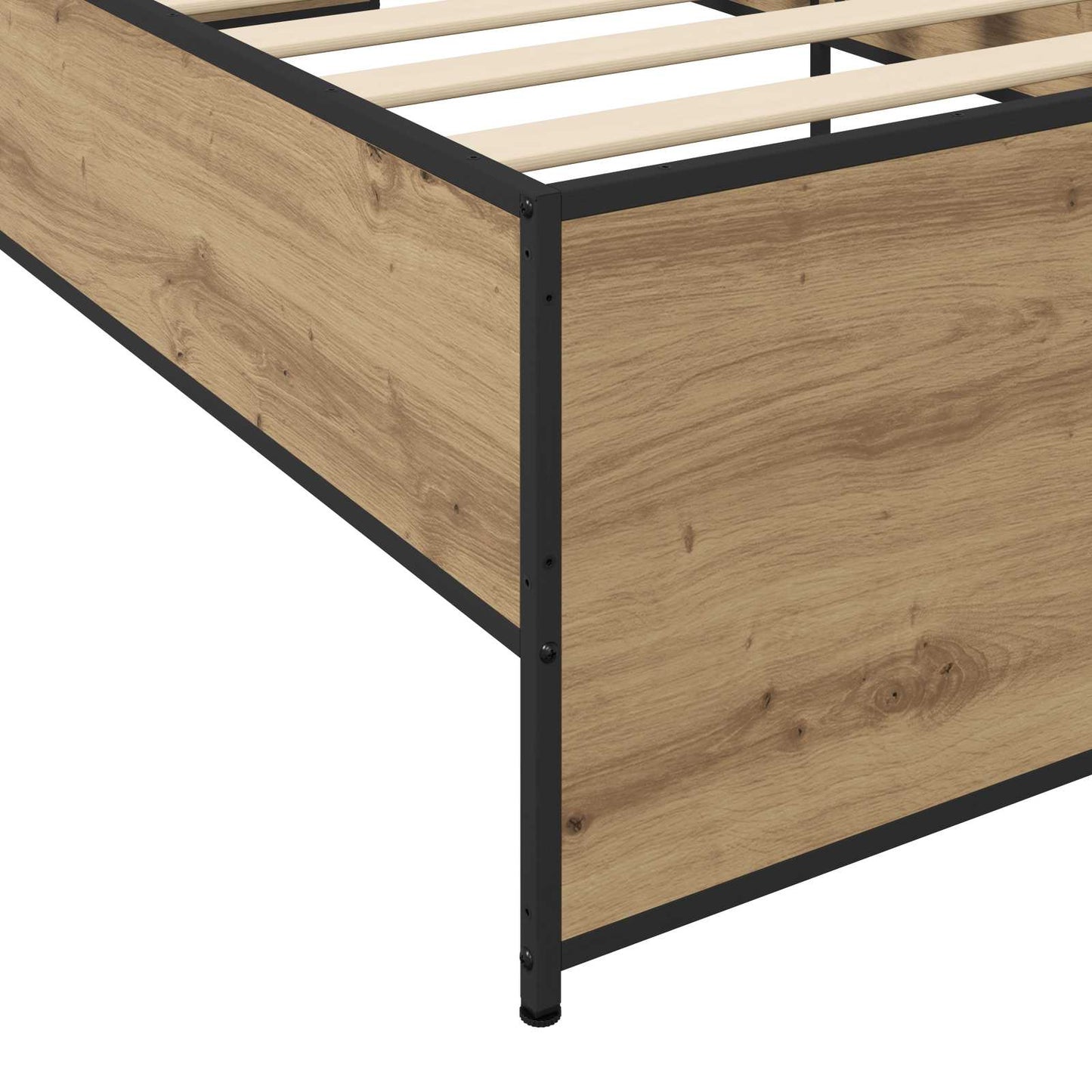 Bed Frame Artisan Oak 80 x 200 cm Engineered Wood