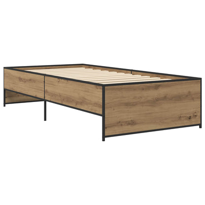 Bed Frame Artisan Oak 80 x 200 cm Engineered Wood