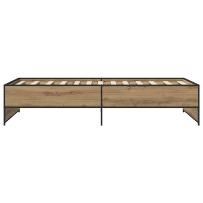 Bed Frame Artisan Oak 80 x 200 cm Engineered Wood