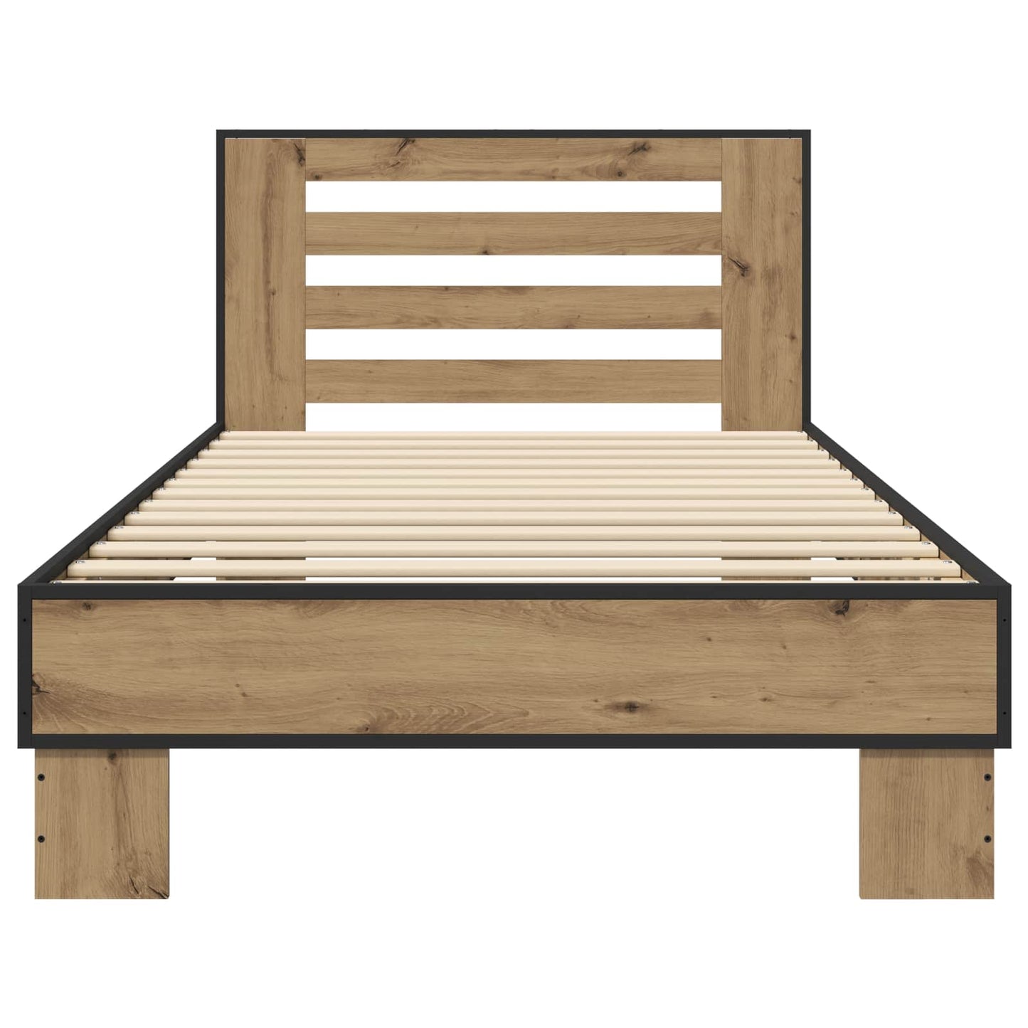 Bed Frame with Headboard Artisan Oak 80 x 200 cm