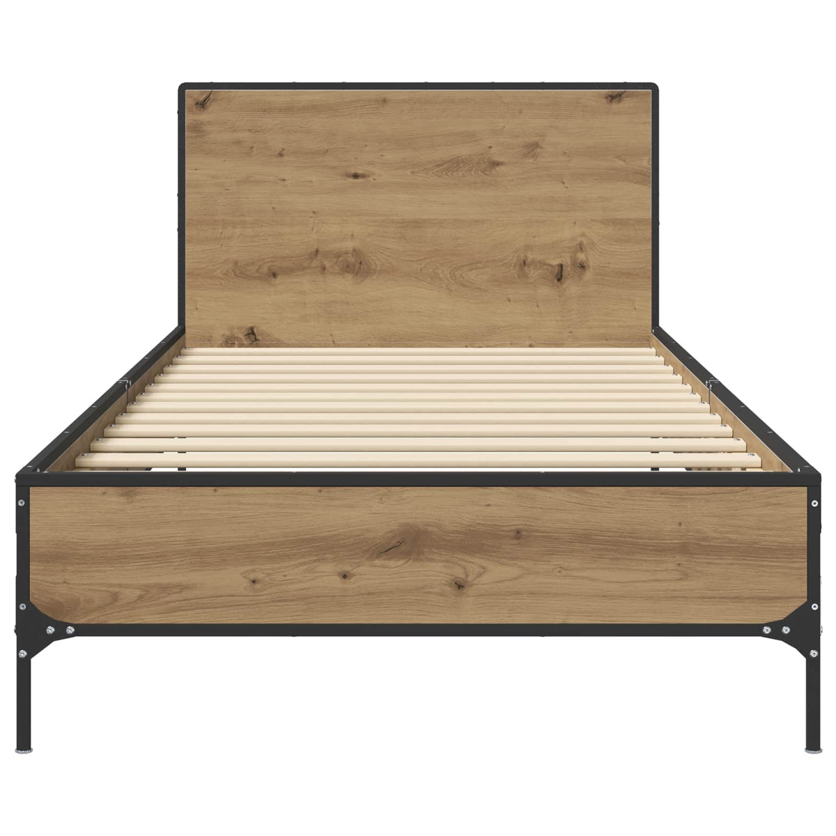 Bed Frame with Headboard Artisan Oak 80 x 200 cm