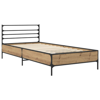 Bed Frame Artisan Oak 80 x 200 cm Engineered Wood