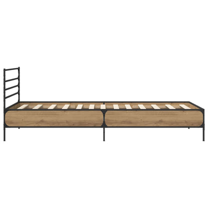 Bed Frame Artisan Oak 80 x 200 cm Engineered Wood