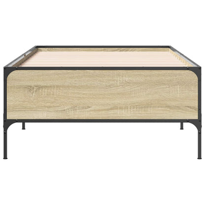 Bed Frame Sonoma Oak 80 x 200 cm Engineered Wood