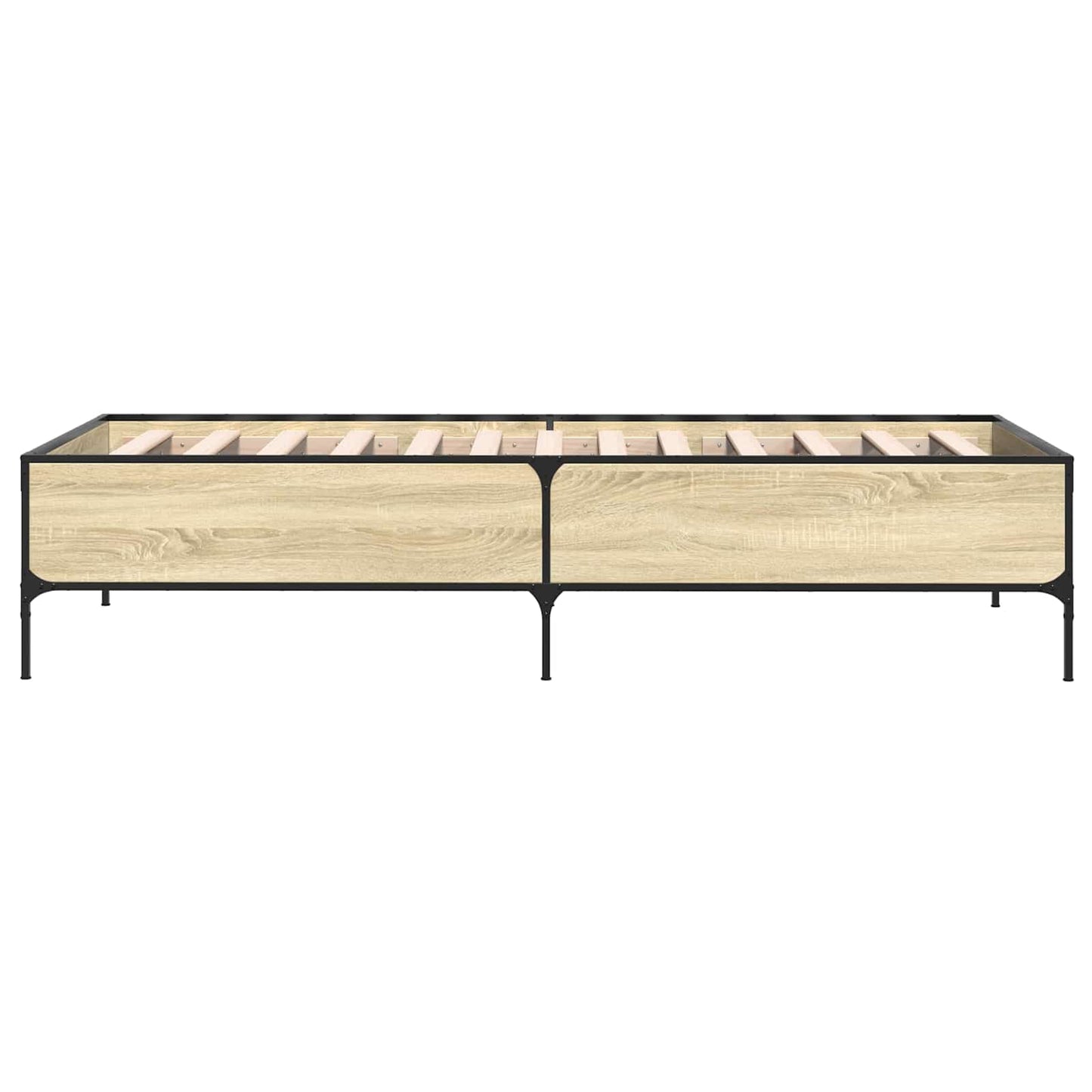 Bed Frame Sonoma Oak 80 x 200 cm Engineered Wood