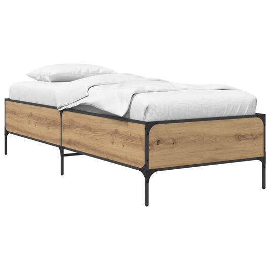 Bed Frame Artisian Oak 80 x 200 cm Engineered Wood