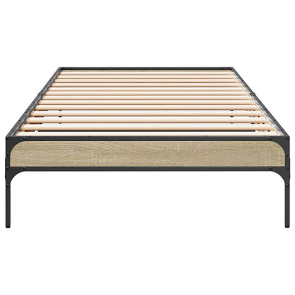 Bed Frame Sonoma Oak 80 x 200 cm Engineered Wood