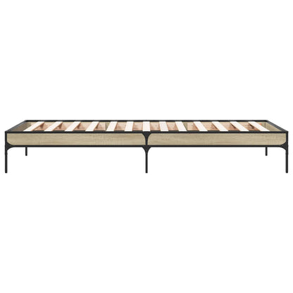 Bed Frame Sonoma Oak 80 x 200 cm Engineered Wood