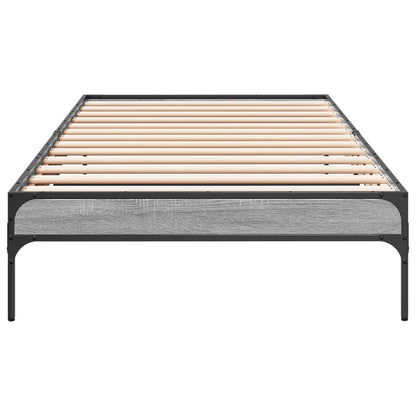 Bed Frame Grey Sonoma 80 x 200 cm Engineered Wood