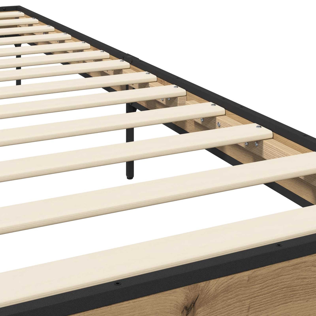 Bed Frame Artisan Oak 80 x 200 cm Engineered Wood
