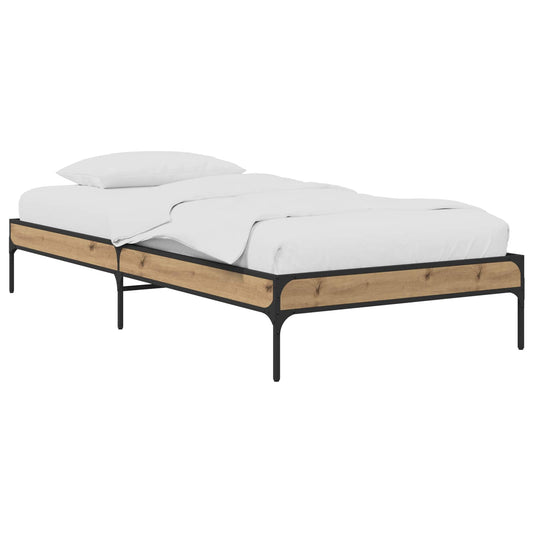 Bed Frame Artisian Oak 80 x 200 cm Engineered Wood