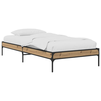 Bed Frame Artisan Oak 80 x 200 cm Engineered Wood