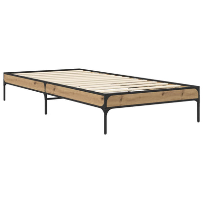 Bed Frame Artisan Oak 80 x 200 cm Engineered Wood