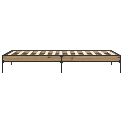 Bed Frame Artisan Oak 80 x 200 cm Engineered Wood
