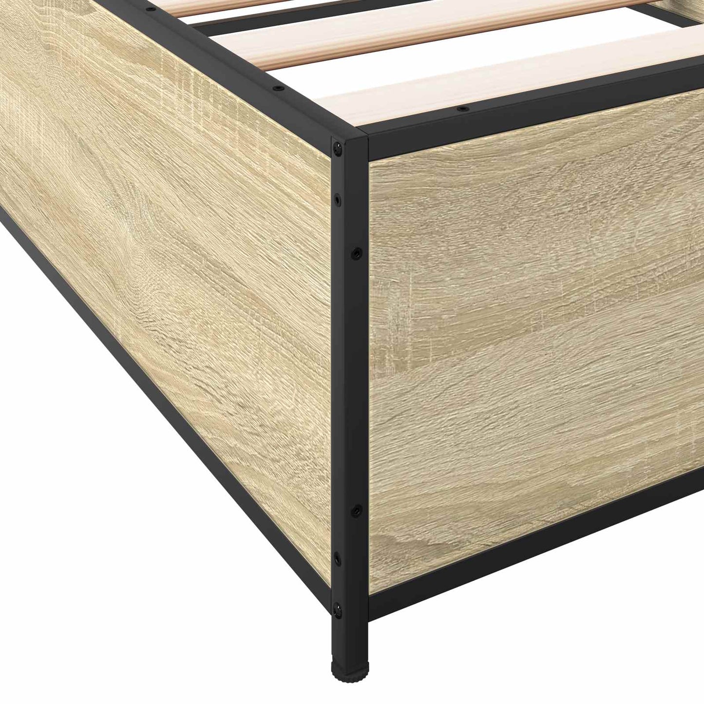 Bed Frame Sonoma Oak 80 x 200 cm Engineered Wood