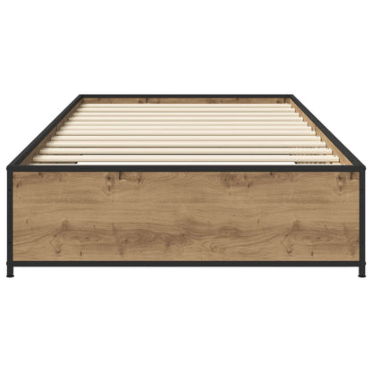 Bed Frame Artisan Oak 80 x 200 cm Engineered Wood