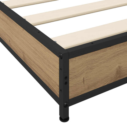 Bed Frame Artisan Oak 80 x 200 cm Engineered Wood
