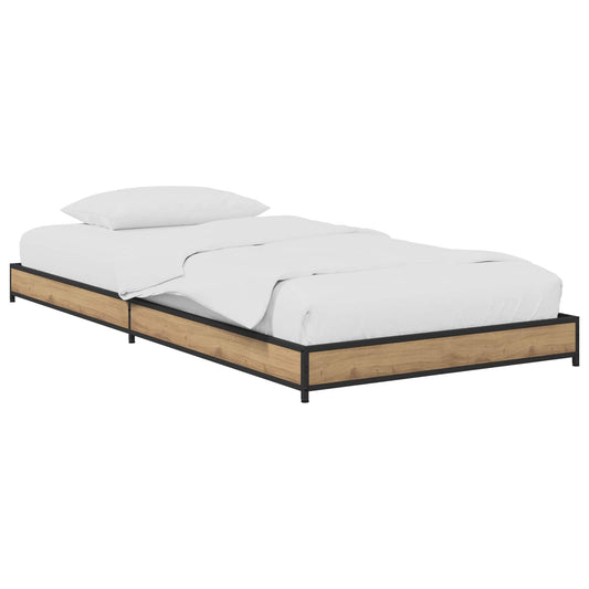 Bed Frame Artisan Oak 80 x 200 cm Engineered Wood