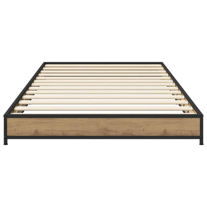 Bed Frame Artisan Oak 80 x 200 cm Engineered Wood