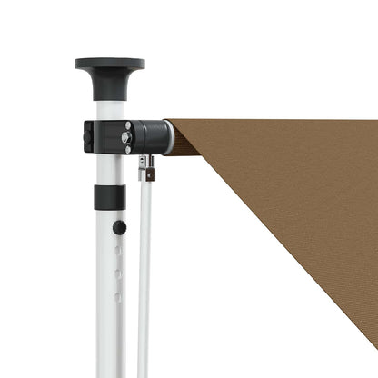 Manual Retractable Awning Beige 100 cm