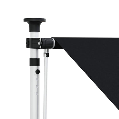 Manual Retractable Awning Black 300 cm