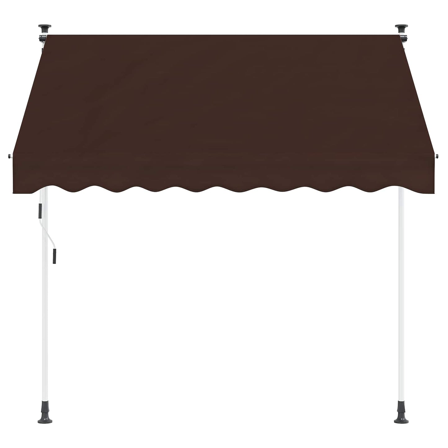 Manual Retractable Awning Brown 200 cm