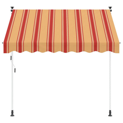 Manual Retractable Awning Multicolour 250 x 115 x 300 cm