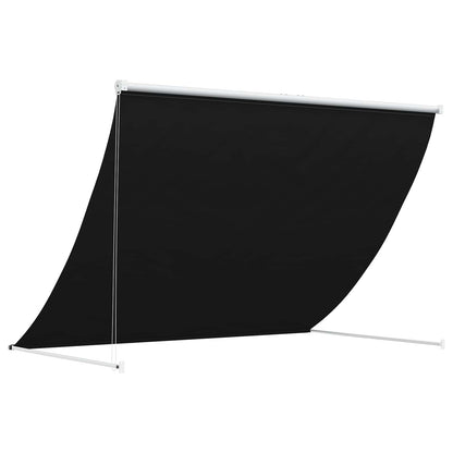 Awning Black 400 x 150 cm 180 g / m² Polyester with PU Coated