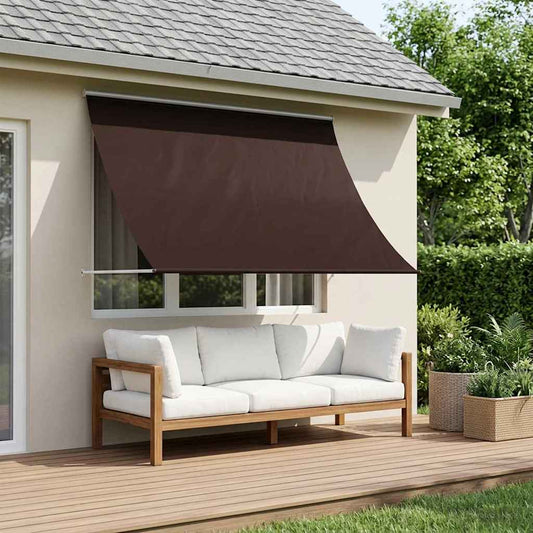 Awning Brown 250 x 150 cm 180 g / m² Polyester with PU Coated