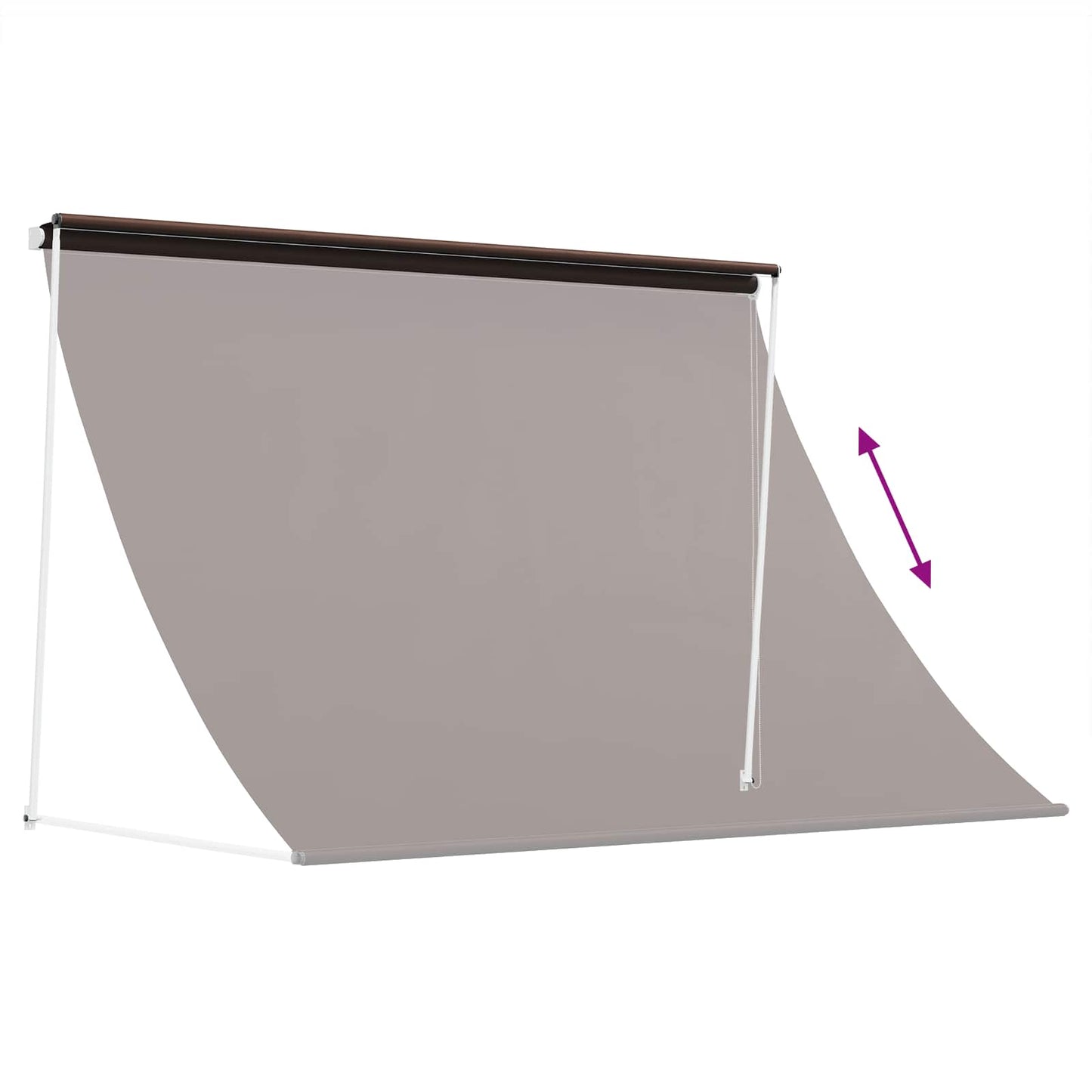 Awning Brown 250 x 150 cm 180 g / m² Polyester with PU Coated