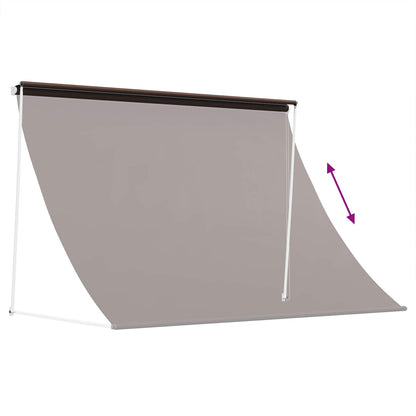 Awning Brown 250 x 150 cm 180 g / m² Polyester with PU Coated
