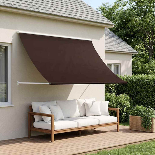 Awning Brown 350 x 150 cm 180 g / m² Polyester with PU Coated