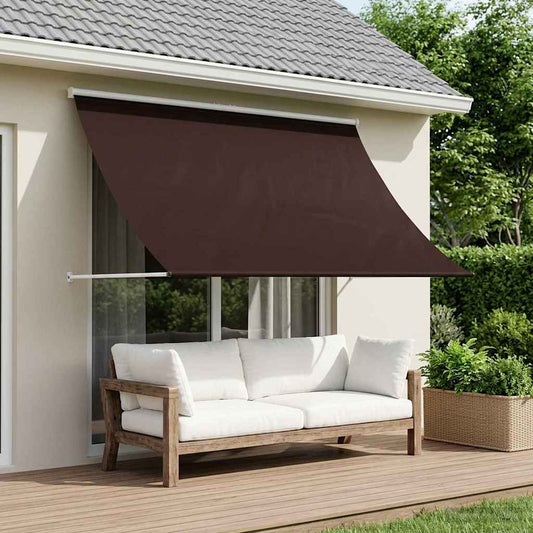 Awning Brown 400 x 150 cm 180 g / m² Polyester with PU Coated