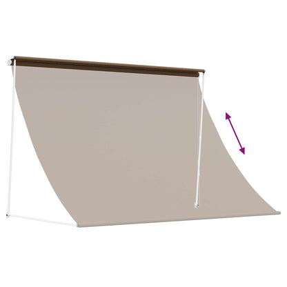 Awning Taupe 200 x 150 cm 180 g / m² Polyester with PU Coated