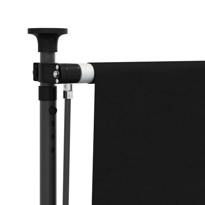 Outdoor Roller Blind Black 150 x 270 cm
