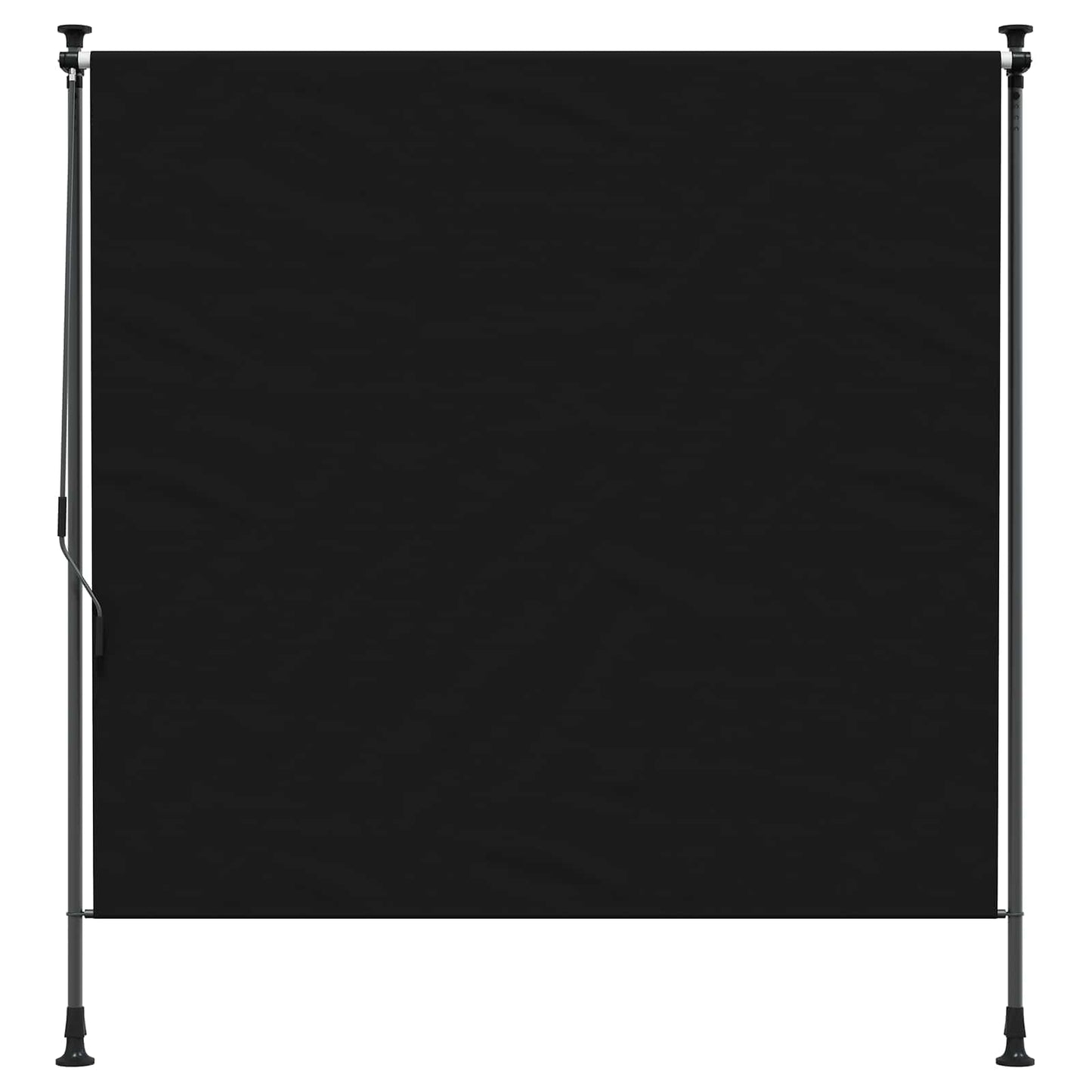 Outdoor Roller Blind Black 150 x 270 cm