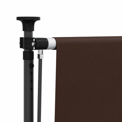 Outdoor Roller Blind Brown 120 x 270 cm